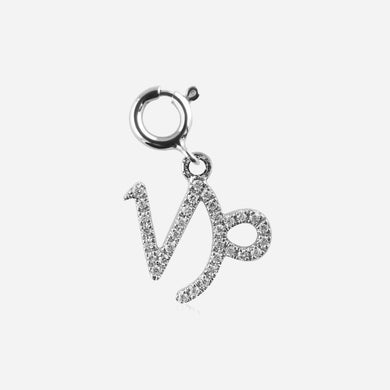 Diamond Star Sign Charm Capricorn