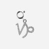 CAP Diamond star sign charm 18k white gold grey