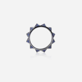 Sapphire Multi Pyramid Ring