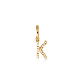Diamond Letter Pendant 6