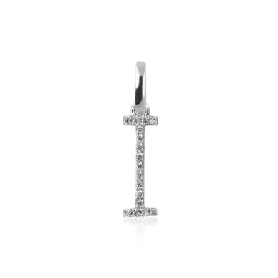 Diamond Letter Pendant 10