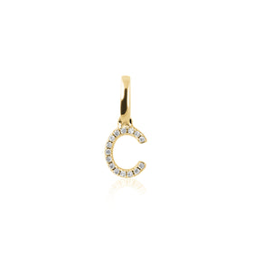 Diamond Letter Pendant 6