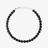 candy stone necklace sbys black silver