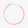 candy stone necklace sbys lightpink silver