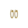 Diamond Eternity Hoops Small