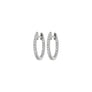 Diamond Eternity Hoops Small