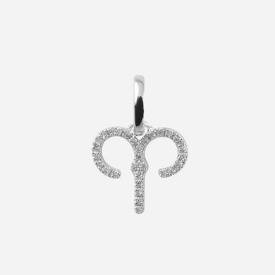 Diamond Star Sign Pendant Aries