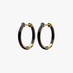 Enamel Thin Hoops