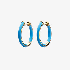 Enamel Thin Hoops