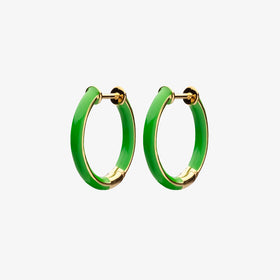 Enamel Thin Hoops