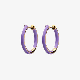 Enamel Thin Hoops