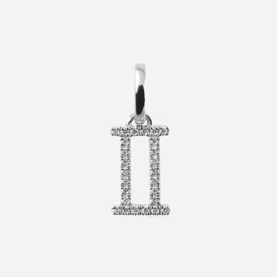 Diamond Star Sign Pendant Gemini