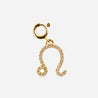 LE Diamond star sign charm 18k yellow gold grey