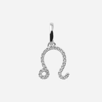 Diamond Star Sign Pendant Leo