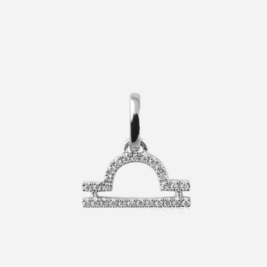 Diamond Star Sign Pendant Libra
