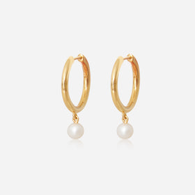 Pearl Mini Hoops