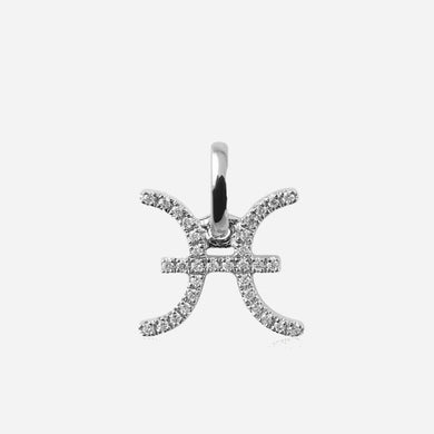 Diamond Star Sign Pendant Pisces