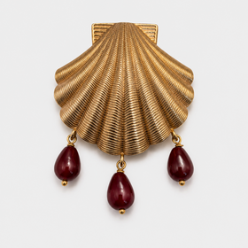 Shell Statement Brooch