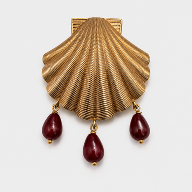 Shell Statement Brooch