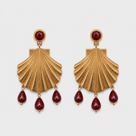 Shell Statment Earrings