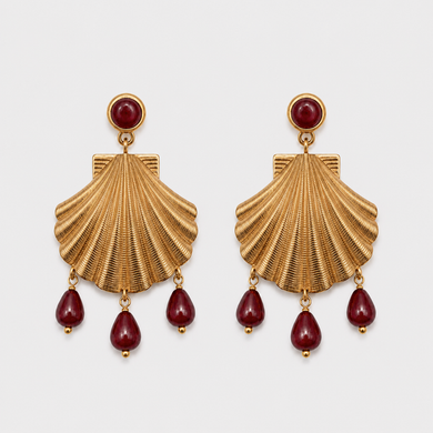 Shell Statment Earrings