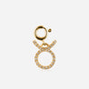 TA Diamond star sign charm 18k yellow gold grey