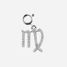 VI Diamond star sign charm 18k white gold grey