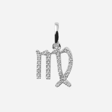 Diamond Star Sign Pendant Virgo