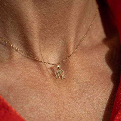 Diamond Star Sign Pendant Scorpio