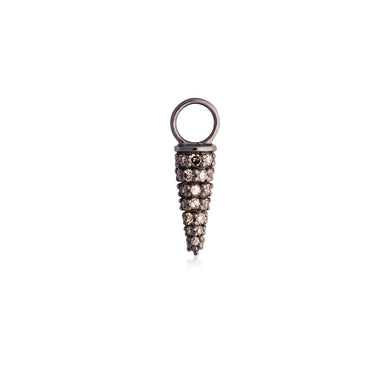 Diamond Spike Hoop Pendant